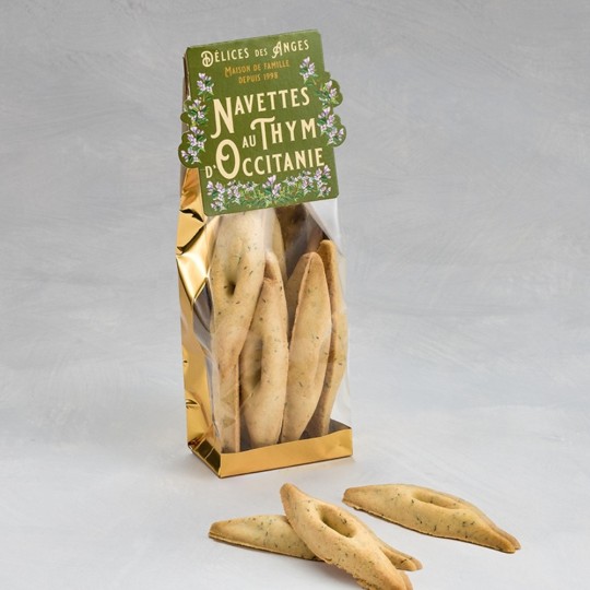 Biscuits salés au thym sauvage d'Occitanie