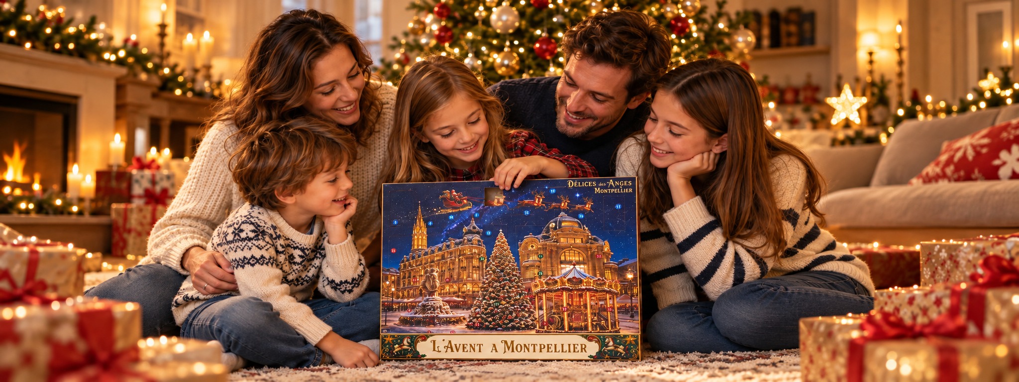 La magie de Noël se partage en famille